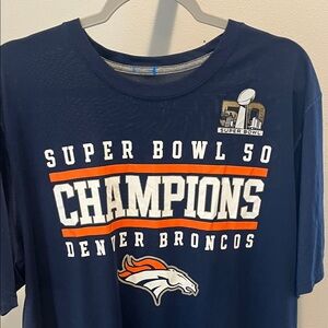 Nike Navy Super Bowl 50 Champions Tee